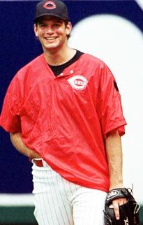 Mark in his new Reds warmup